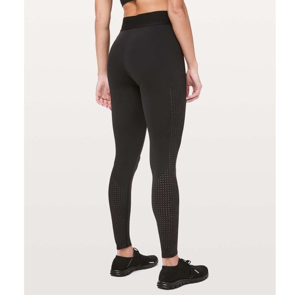 Lululemon x SoulCycle Ride & Reflect Tight 28" / Size 4 / Black Reflective - Picture 3 of 14